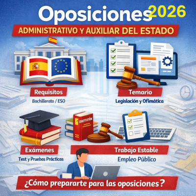 Guia 2026 oposiciones administrativo del estado