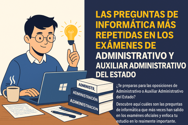 Preguntas más repetidfas en informática para el examen a ADministrativo